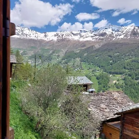 샬레 Swiss With Panorama Evolène